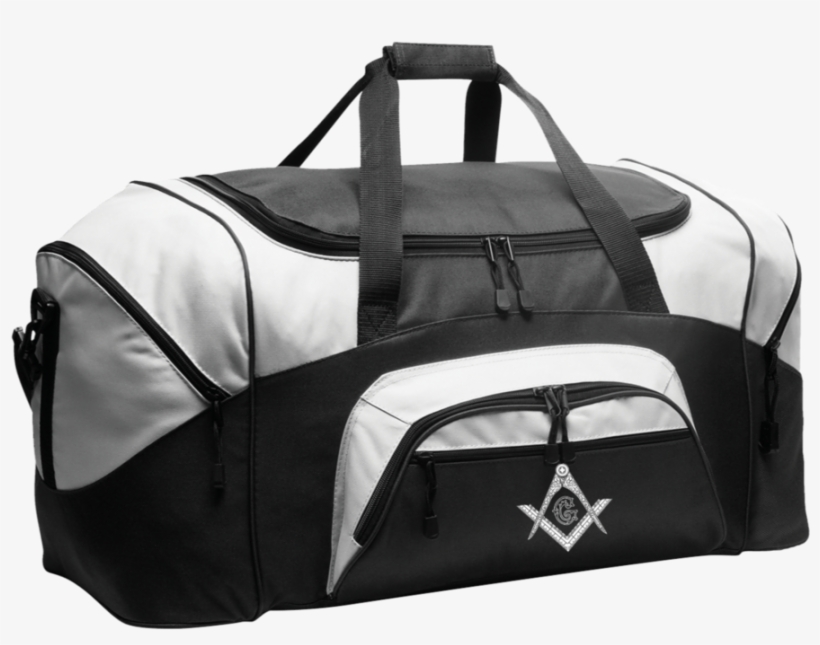 Square & Compass Colorblock Sport Duffel - University Of Alabama Duffel Bag Alabama Gym Bags Or, transparent png #5737867