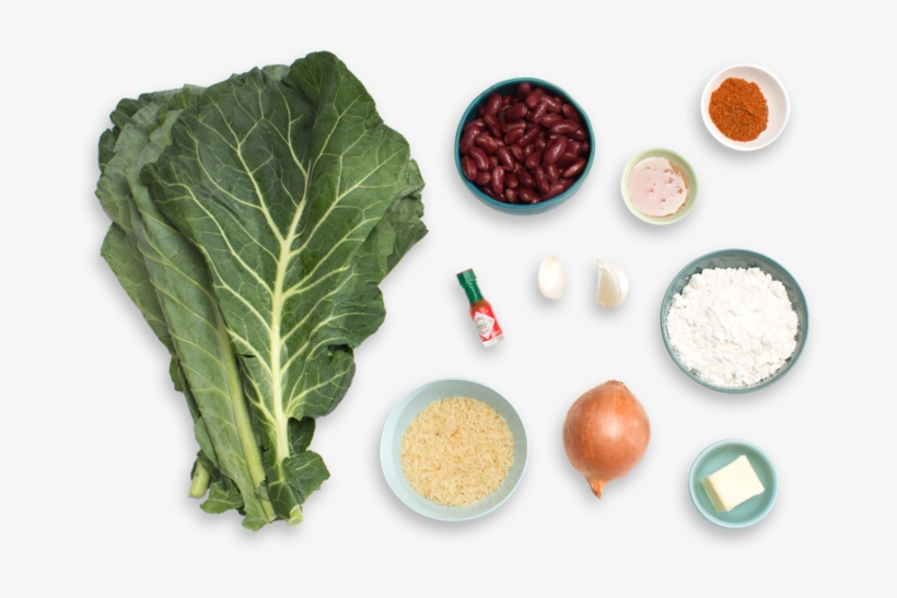 Red Bean & Collard Green Dirty Rice With Buttermilk - Dirty Rice, transparent png #5737957