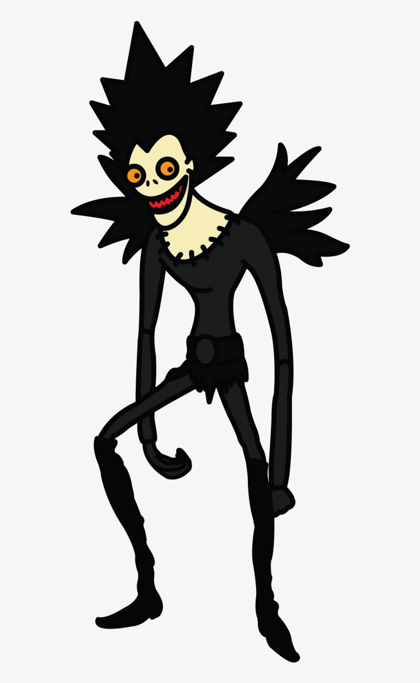 How To Draw Ryuk From Death Note, Manga, Easy Step - Easy Death Note Drawings, transparent png #5738137