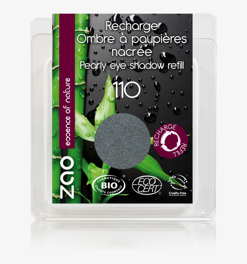 Zao Makeup Pearly Eyeshadow 110 Metal Grey Refill - Zao Makeup - Pearly Eyeshadow, transparent png #5739378