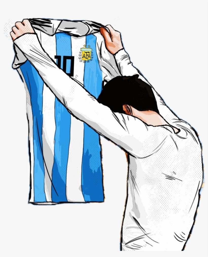 Leo Messi Argentina Football Goal Jersey Like Love, transparent png #5739770