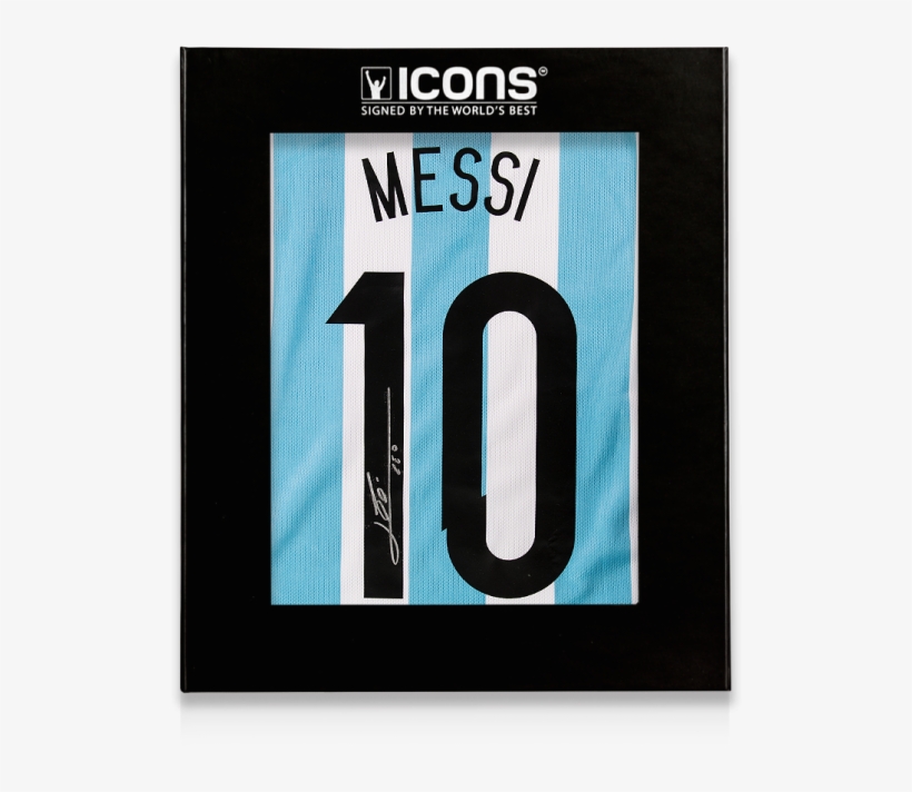Lionel Messi Official Back Signed Argentina 2015-16 - Lionel Messi Official Autographed Signed Adidas 15.3, transparent png #5740037