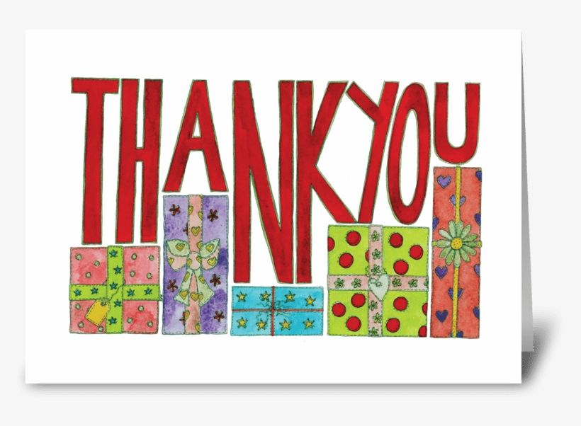 Thank You Greeting Card - Greeting Card, transparent png #5740818