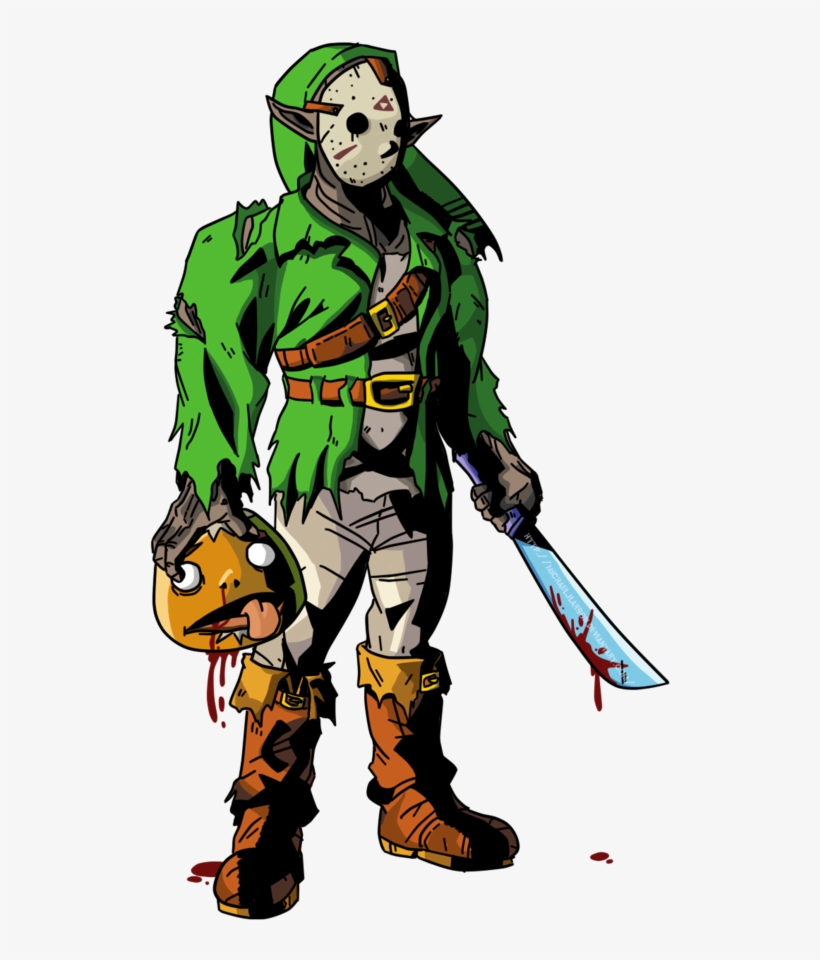 Friday The 13thzelda Crossover Art Zelda Dungeon - Drawing, transparent png #5741294