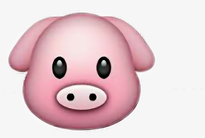 Report Abuse - Emoji Animals Pig, transparent png #5741375