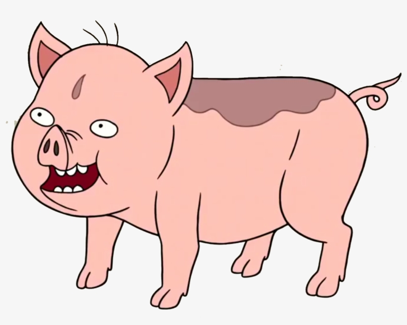 Pig With Apple In Mouth - Wiki, transparent png #5741538