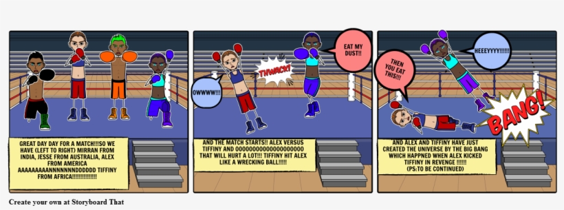 The Great Boxing Championship - Cartoon, transparent png #5743341