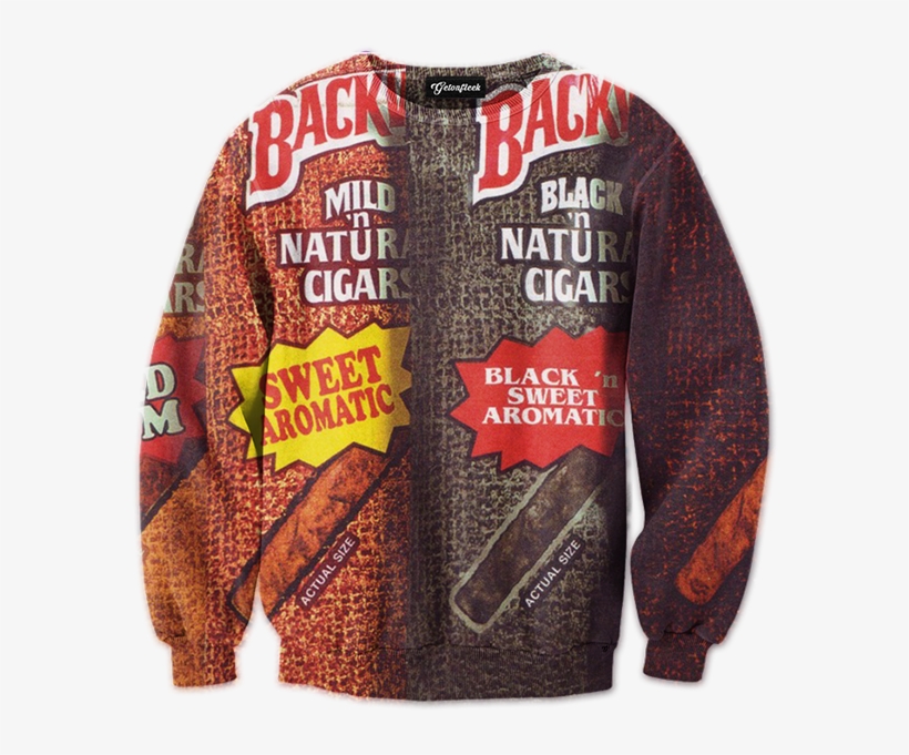 Backwoods Flavored Crewneck Copy - Dragon Ball 3d Printed Hoodie, transparent png #5743447