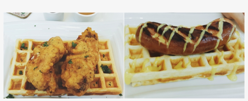 Euro Chicken & Waffle And Frank & Pegi - Belgian Waffle, transparent png #5743785