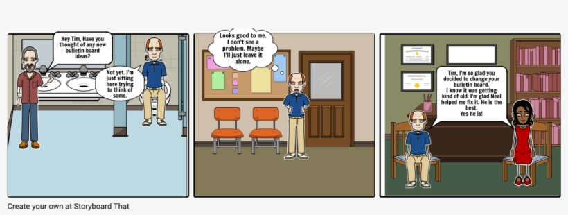 The Bulletin Board - Cartoon, transparent png #5745351