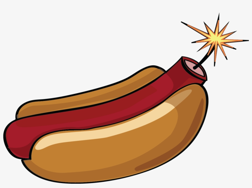 Hotdog Clipart Bratwurst - Knackwurst, transparent png #5745969