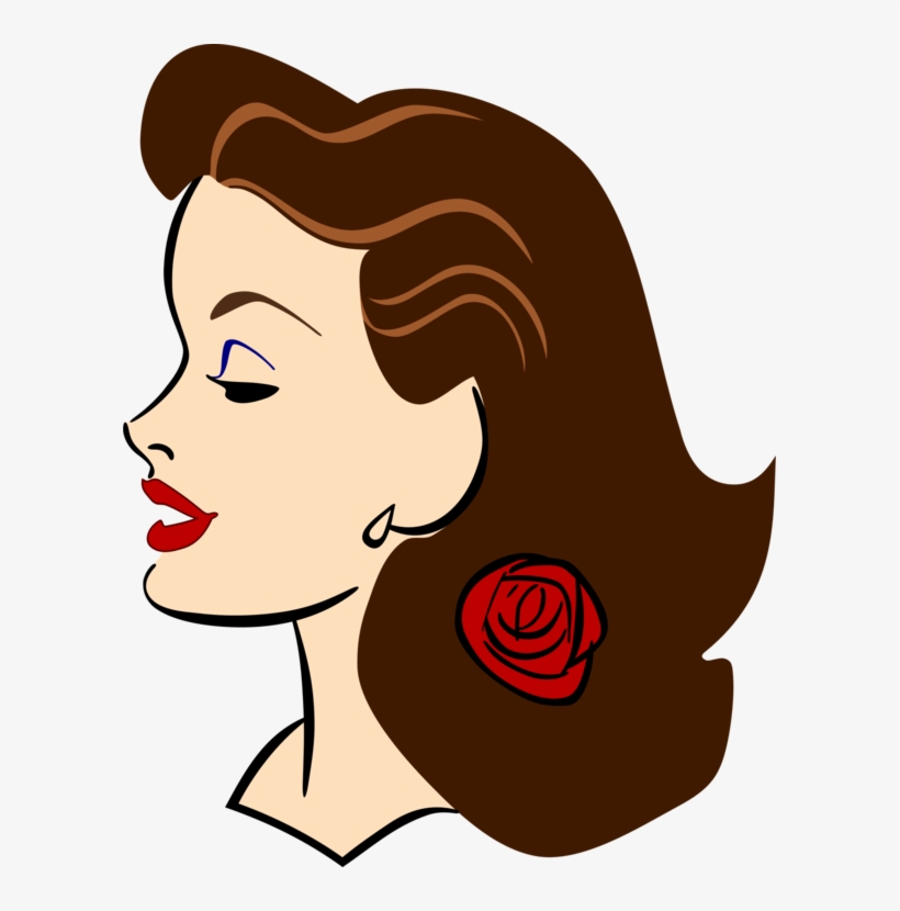 Cartoon Woman Female Comic Book Silhouette, transparent png #5746158