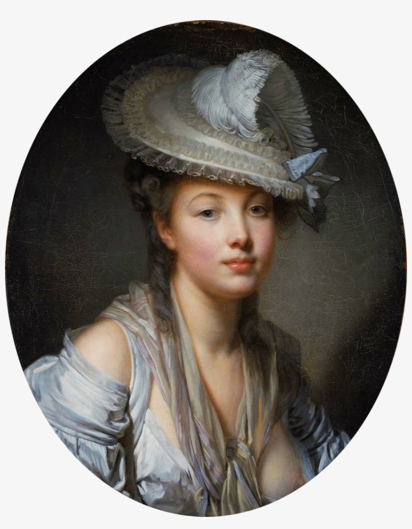 The White Hat - Most Beautiful Woman In The 18th Century, transparent png #5746244