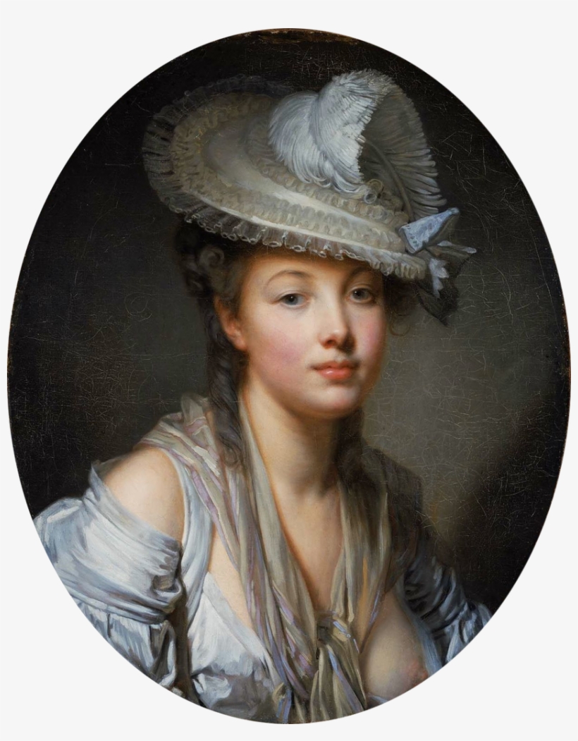 The White Hat - Most Beautiful Woman In The 18th Century, transparent png #5746244