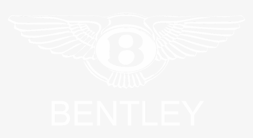 Bentley Logo - Bentley Logo White Png, transparent png #5746378