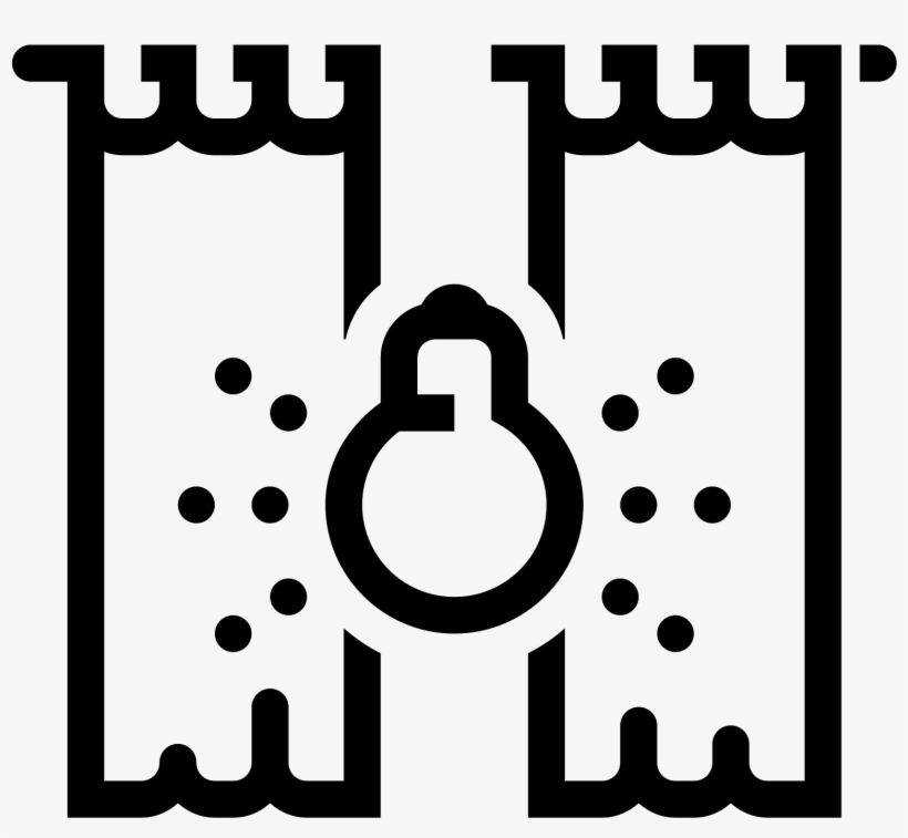 Curtain Light Icon - Светильники Png Иконки, transparent png #5746630