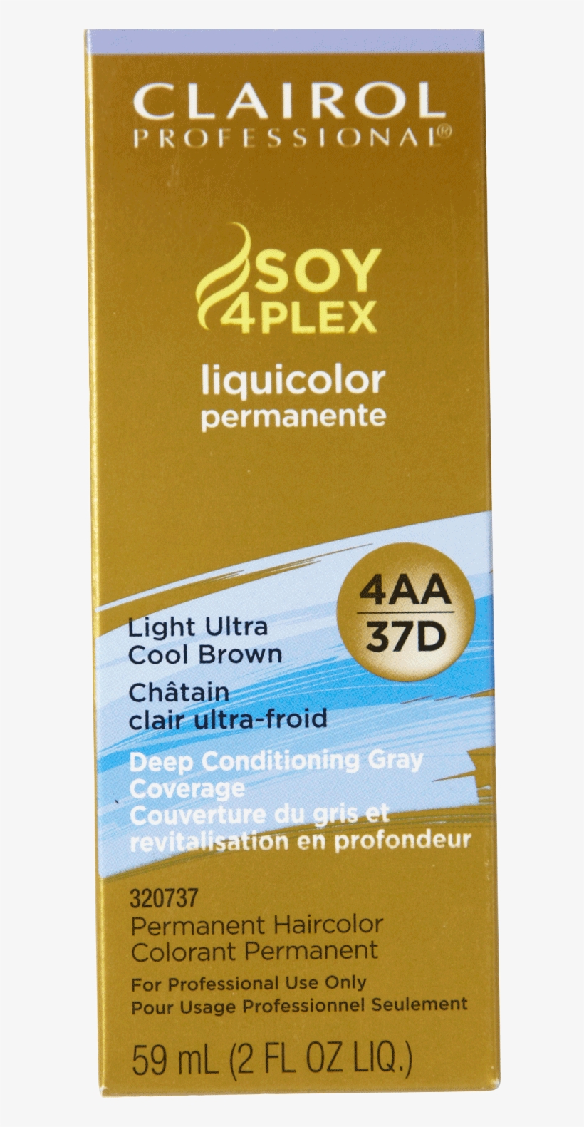 Clairol Professional 4aa/37d Light Ultra Cool Brown - Clairol Professional Liquicolor Permanente Hair Colour, transparent png #5747108