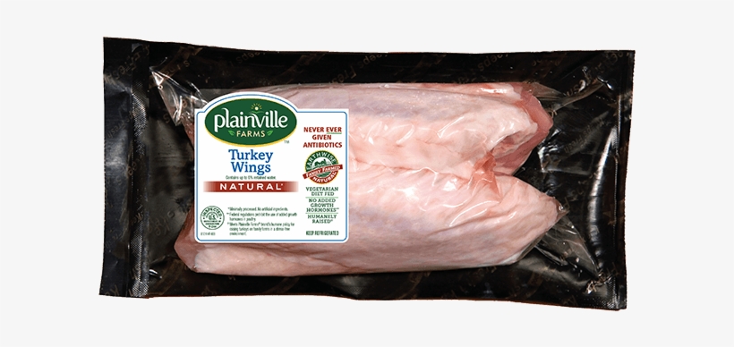Natural* Turkey Wings - Plainville Farms Turkey, Ground, 94% Lean/6% Fat -, transparent png #5747111