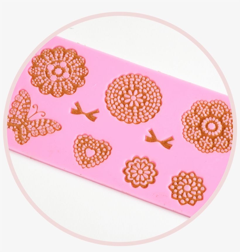 Our Cake Lace Kit Comes With A Silicon Mat And Ready - Cake Decorating, transparent png #5748140