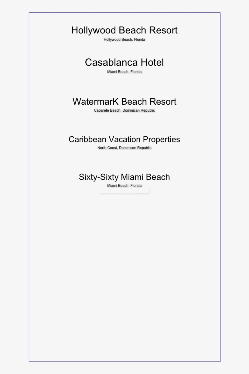 Hollywood Beach Resort Hollywood Beach, Florida [ Click - Explanation, transparent png #5749052
