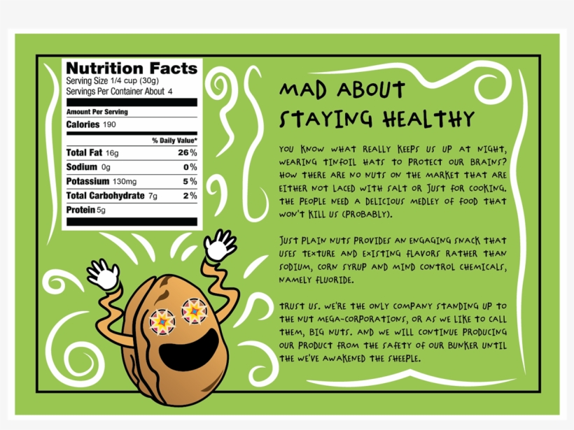 Thank You - Nutrition Facts, transparent png #5749153