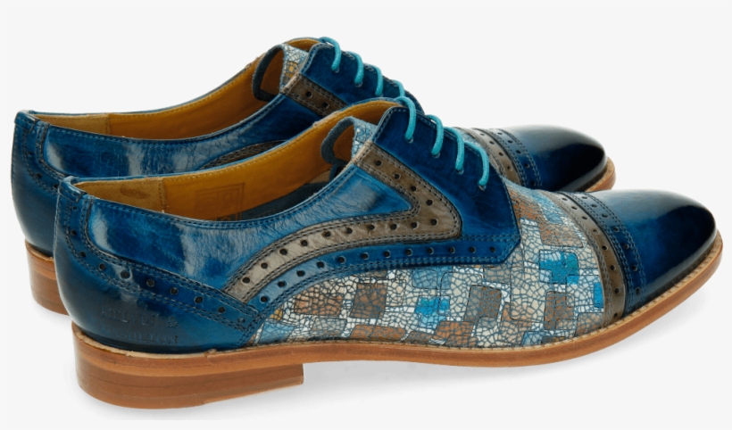 Derby Shoes Amelie 19 Florida Bluette Morning Grey, transparent png #5749395