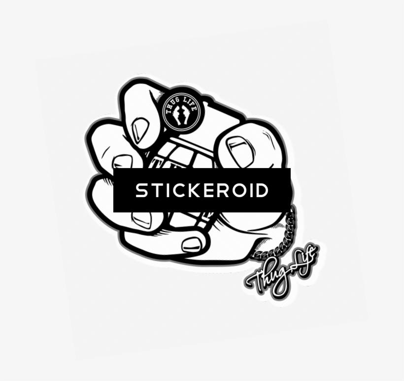 Thug Life - Drawing, transparent png #5750010