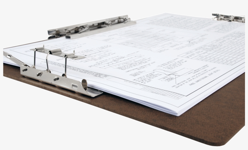 Clipboard Hardboard Panel Featuring 3 Clips Brown - 11x17 17 X 11 Inches Hardboard/clipboard 680461), transparent png #5750129