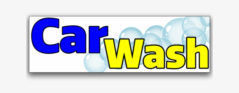 Car Wash Vinyl Banner Standard 30" - Vinyl Banners, transparent png #5750310