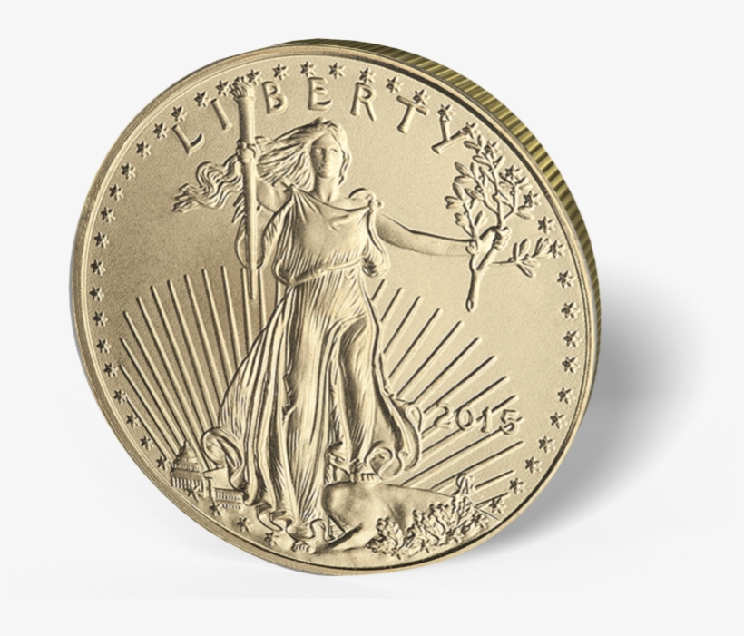 1/10 Oz American Gold Eagle Coins - American Gold Eagle, transparent png #5750560