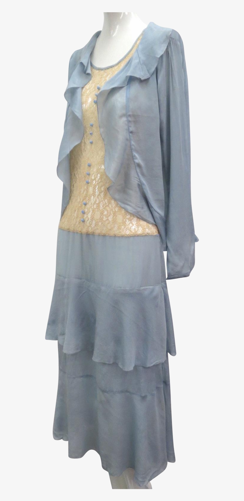 This Is A Lovely Two Piece Art Deco, 1920s, Flapper - Flapper, transparent png #5751273