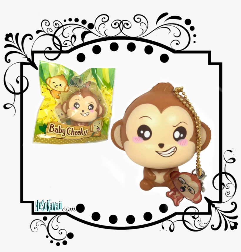 Puni Maru Baby Cheeki Monkey Squishy - Tim Holtz Stamper's Anonymous Collection Stamp &, transparent png #5752096