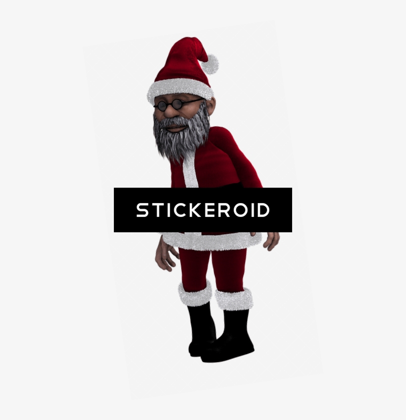 Santa Claus Skinny Version - Santa Claus, transparent png #5752736