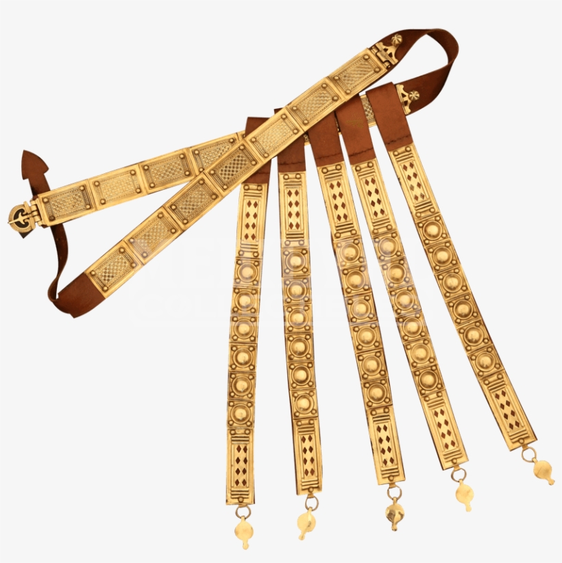 Decorative Brass Roman Belt With Apron - Roman Belt, transparent png #5753007
