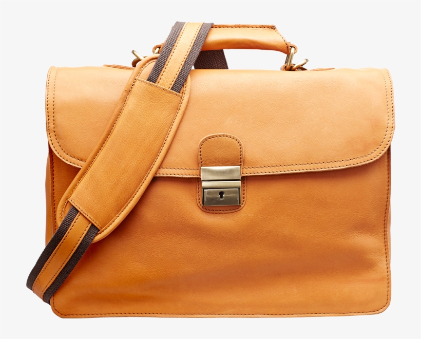Briefcase Light Brown - Briefcase, transparent png #5753067