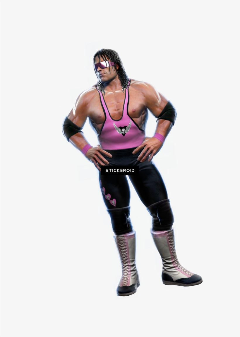 Bret Hart Wwe - Wrestler, transparent png #5753073