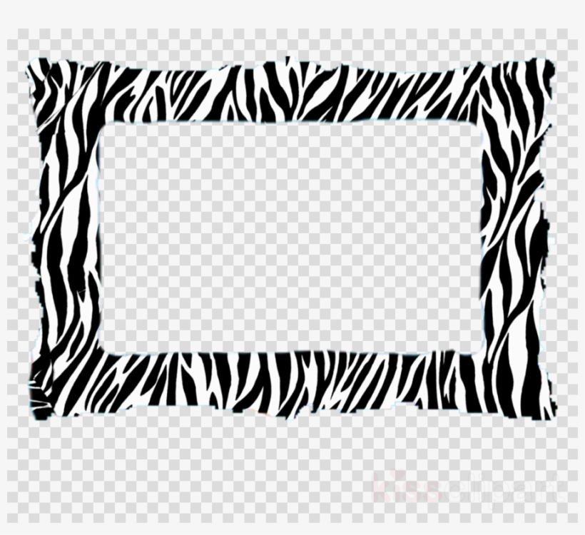 Cafepress Zebra Print 5'x7'area Rug Clipart Zebra Pillow - Zebra Print Black/white Soft Padded Mouse Pad, transparent png #5753335