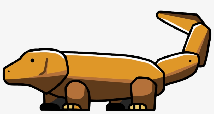 Komodo Dragon - Scribblenauts Reptiles, transparent png #5753727