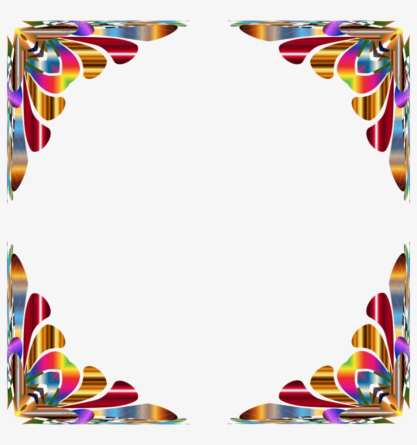 Far Out Frame - Colorful Borders, transparent png #5754131