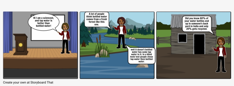 Bottled Water - Cartoon, transparent png #5754174