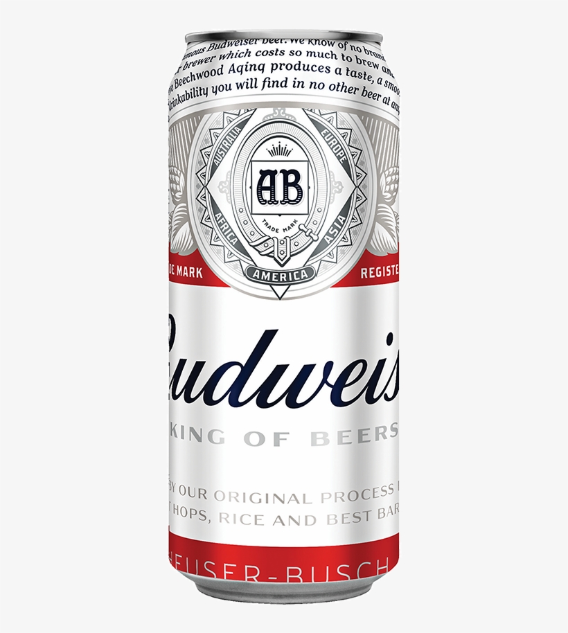Budweiser Beer - 4 Pack, 16 Fl Oz Cans, transparent png #5754363