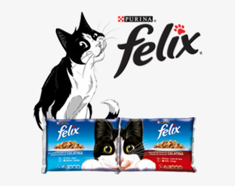 Felix Cat Food, transparent png #5754417