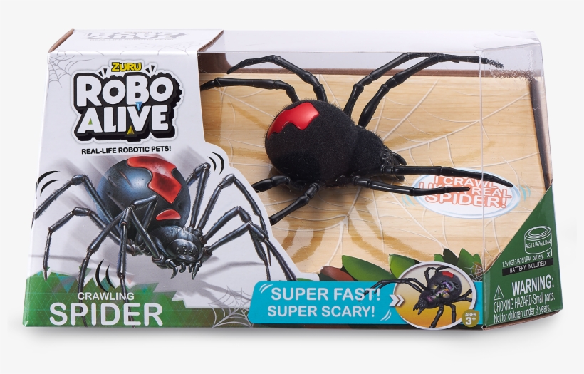 Crawling Spider - Robo Alive Spider, transparent png #5754967