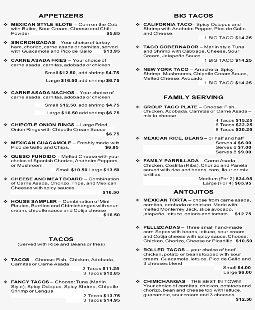 Menu Correccion Cesar Salad - Menu, transparent png #5755664