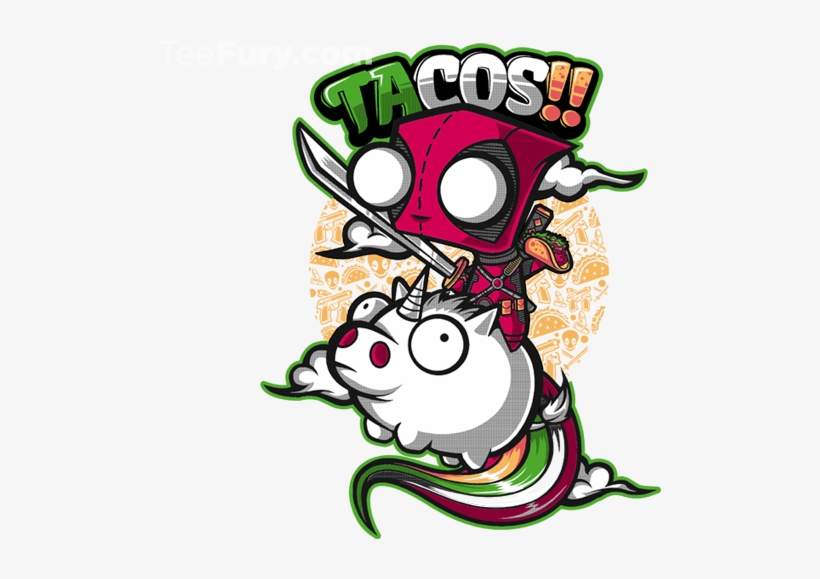 May 1 = 3 From Taqueria El Porton May 2 = 1 Vegetarian - Imagen De Deadpool Sobre Un Unicornio, transparent png #5755908