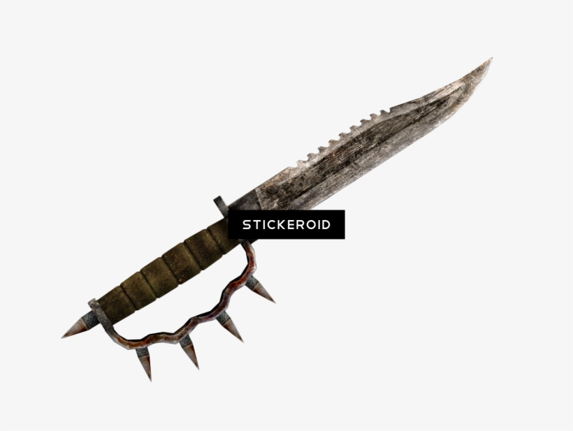 Fallout Trench Knife Knives - Combat Knife, transparent png #5757443