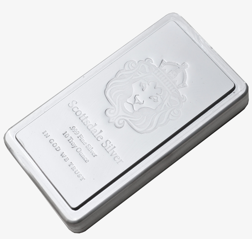 Scottsdale Mint 10oz Stacker Silver Bar - Scottsdale, transparent png #5757445