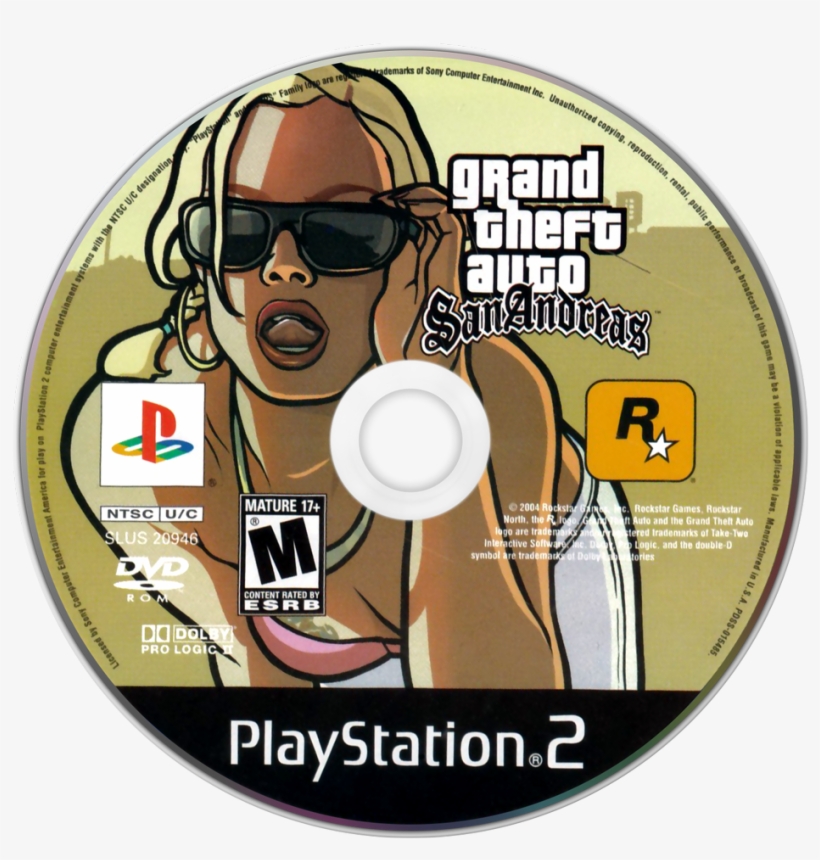 Grand Theft Auto - Grand Theft Auto San Andreas [ps2 Game], transparent png #5757918