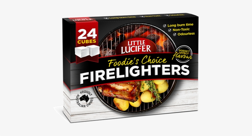 Little Lucifer Firelighters - Little Lucifer Bbq Accessory Fire Starters 24pk, transparent png #5757922