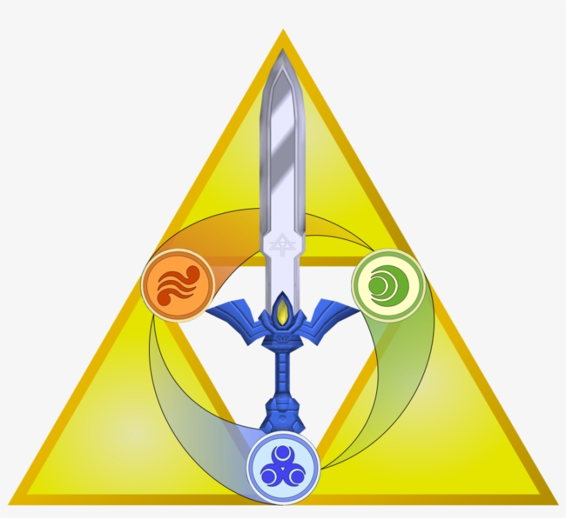 [oc] Wind Waker/deathly Hallows - Legend Of Zelda, transparent png #5758024